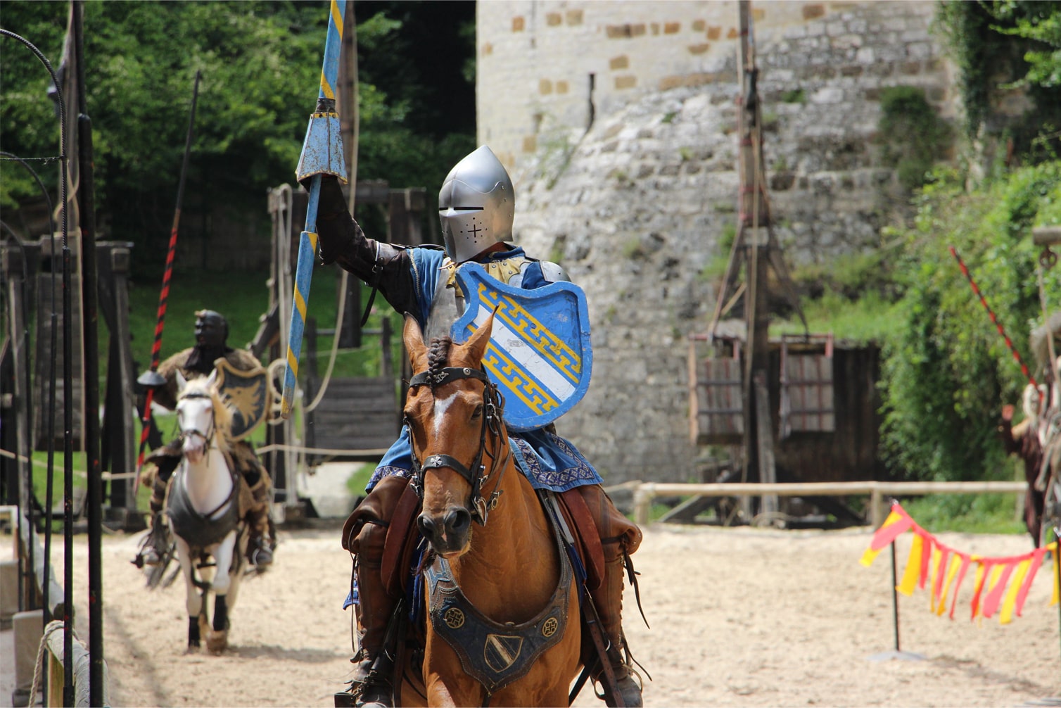 Chevalier avec une joute